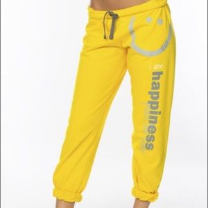 Peace Love World Happiness Sweatpants